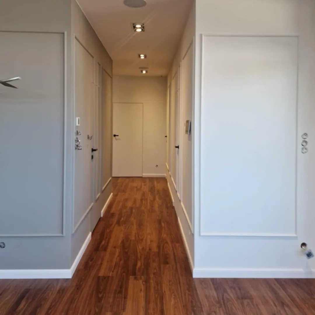 eleganckiej sypialni w stylu modern classic, realizacja projektu wnętrz w Bydgoszczy